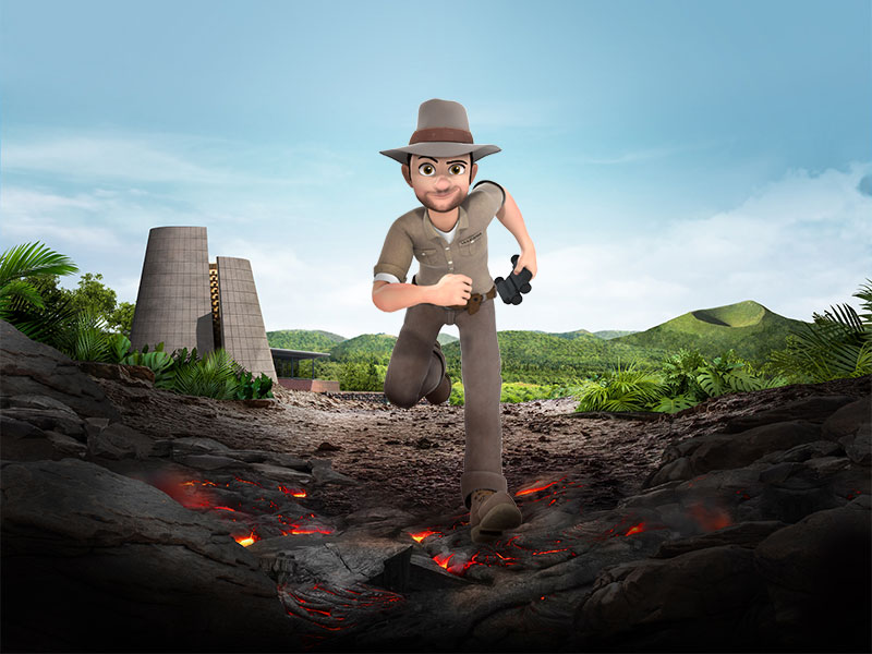 Animations Emotions du Parc sur les volcans