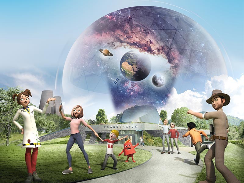 Nouveauté 2023 du Parc Vulcania : le plus grand planétarium de France